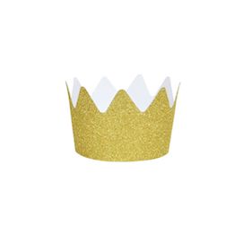 gold paper party crowns